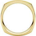 thumbnail image 2 of 6mm Square Comfort Fit Band in 14k Yellow Gold - Size 10, 2 of 7