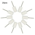 thumbnail image 1 of 20 piezas de rueda de pulido de lana con vástago de 2,35 mm, cabezal de pulido para joyería, accesorio para pulir joyas, 1 of 12