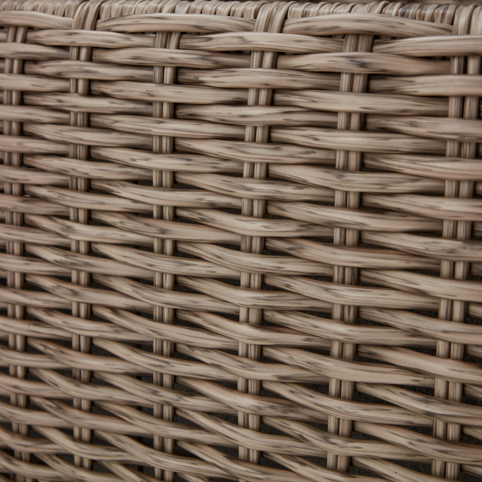 Better Homes & Gardens Bellamy Wicker Outdoor Swivel Lounge Chair with Cushion and Protective Cover, Grey