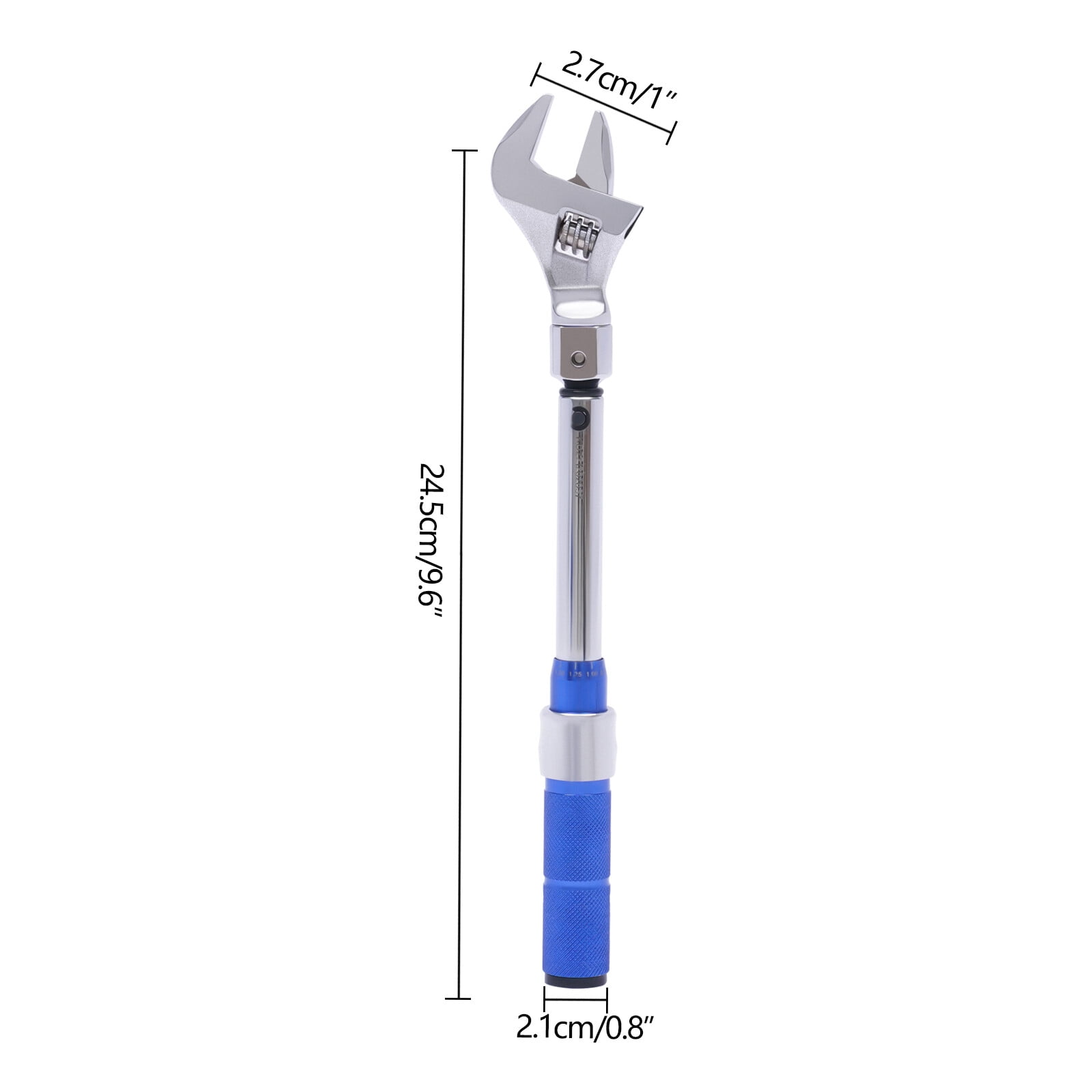 Adjustable Torque Wrench, 5 to 25nm 30mm Open End Torque Wrench for Mini Split and Refrigeration System