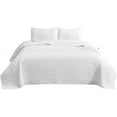 thumbnail image 6 of Chezmoi Collection Octavia 3-Piece Floral Medallion Reversible Cotton Quilt Set, 6 of 8