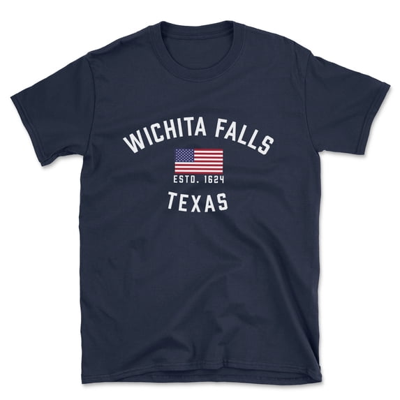Wichita Falls Texas Patriot Men's Cotton T-Shirt