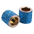 thumbnail image 2 of Paquete de 2 collares de reposacabezas de coche de cristal ostentoso, anillos de collares de de cristal para coche Azul1 kusrkot Collares de reposacabezas de coche, 2 of 8