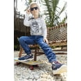 thumbnail image 5 of chopper club Boys Denim Jeans - Stretchable Cotton Fabric - Slim Fit - Round Elastic at Waist & Leg Opening 5799jogden DX 18, 5 of 5