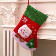 thumbnail image 2 of Calcetines colgantes de Navidad Monstrate tela con estampado de Papá Noel para Festival de chimenea, 2 of 6