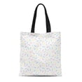 thumbnail image 1 of JSDART Sac en Toile Réutilisable Sac de Courses Abstrait Pastel Coloré Beignet Gâteau Glaçage avec Garniture Sac Multicolore, 1 of 1