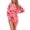 Red Floral, variant on Ekouaer Womens Nightshirt Long Sleeve Button Down Nightgown V-Neck Sleepwear Pajama Dress
