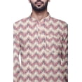 thumbnail image 3 of Atasi Kurta Traditionnelle en Coton Imprimé Col Mandarin pour Hommes Chemise Décontractée, 3 of 5
