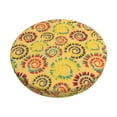 thumbnail image 3 of Picia Colourful Tie Dye 1 pattern Round Stool Covers Comfy Seat Covers Stretch Removable WashableChair Slipcover Round Bar Chair Cushion Cover-14 inch, 3 of 7