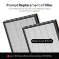 thumbnail image 3 of JOWSET Air Purifier Replacement Filter, , H14 HEPA Filter, 2 Pack, 3 of 5