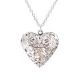 thumbnail image 5 of Colgante con medallón de corazón para mujeres y hombres, collar con marco de fotos que se puede abrir para la familia, 5 of 5