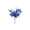 Blue, variant on Silver Frosted Christmas Tree Picks, 15.75in Artificial Fern & Pine Stems for Wreath Centerpiece Holiday Decor Winter Home Silver
