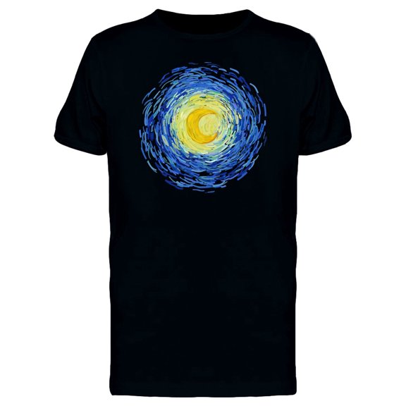 Glowing Bright Yellow Moon Tee Men's -Image by Shutterstock