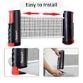thumbnail image 2 of Set de palas de ping pong FBSPORT portátil con red retráctil, 2 of 8