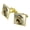 Gold, variant on Gosling Baby Goose Geese Square Cufflink Set - Silver or Gold