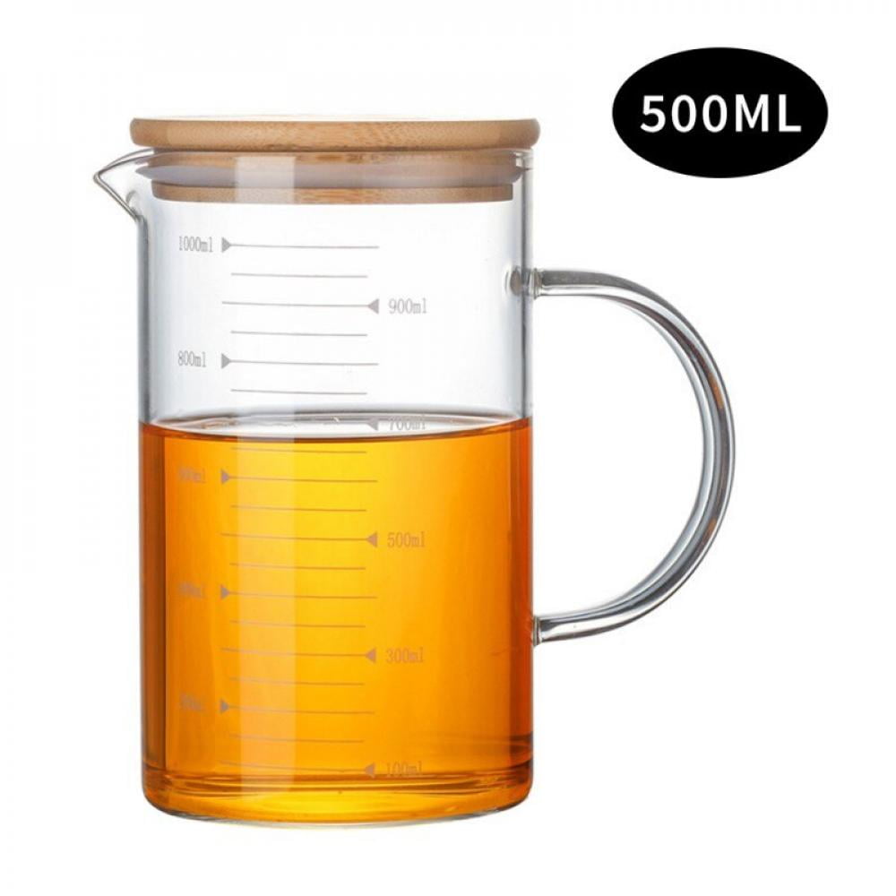 Altsales Glass Water Jug with Scale Iced Tea Pitcher for Fridge, Glass