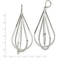 thumbnail image 4 of Stainless Steel Polished Geometric Dangle Leverback Earrings (84.4 X 36.2) Made In China sre1384, 4 of 5