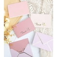 thumbnail image 6 of High-end Thank You Cards with Envelopes - 36 PK Heavy-duty Gold Thank You Notes 4x6 Inches Baby Shower Thank You Cards Wedding Thank You Cards Business Graduation Funeral Bridal Shower (Dusty Pink), 6 of 6