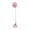 Pink, variant on Niovtt Folding Telescopic Floor Fan Summer Mute Student Desktop Table Fan (White)