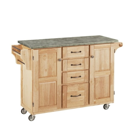 concrete natural cart kitchen create inches walmart