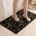 thumbnail image 4 of Bath Mat, Bath Rug, Absorbent Non-Slip Foam Machine Washable Soft Velvet Bathroom Floor Mat for Tub Shower, 4 of 6