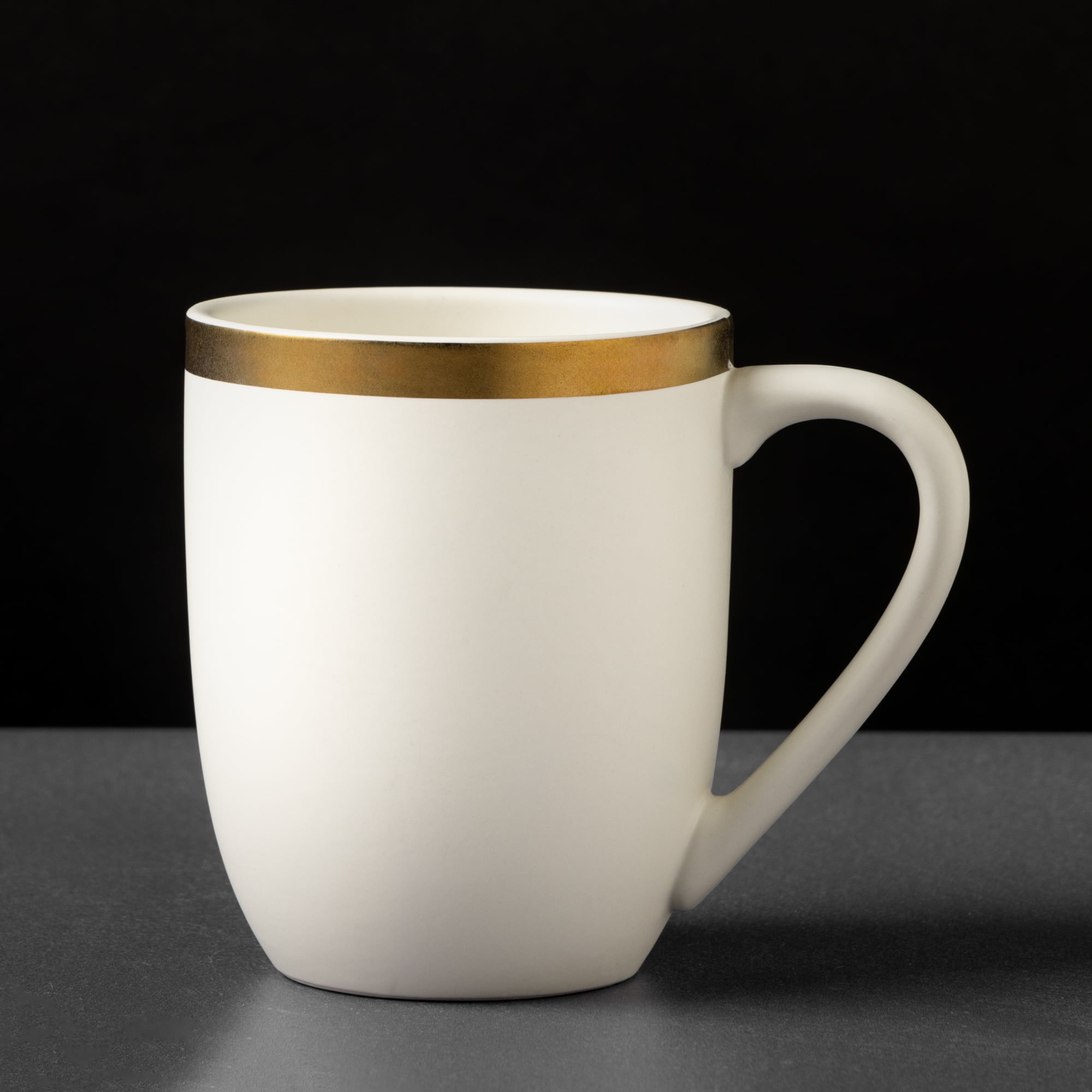 Thyme & Table Everest 15 Fl Oz Off-White Stoneware Mug Microwave