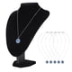 thumbnail image 4 of Collar de la suerte de ojo azul, 5 piezas de collar con colgante de ojo azul turco, innovación moderna, 4 of 12