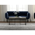 thumbnail image 3 of Safdie & Co. Coffee Table 43L Dark Taupe Black Metal, 3 of 4