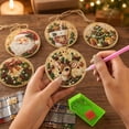thumbnail image 6 of Christmas DIY Diamond Art Hanging Ornaments, 6-Piece Christmas Craft Kit with Sparkling Tree Pendants for Holiday Home Decor and Handmade Gifts, 6 of 8