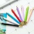thumbnail image 3 of LAIQIEN 6x 1.0mm Retractable Ballpoint Pen Smooth Writing Pen Oil Pen Stationery Pen, 3 of 20