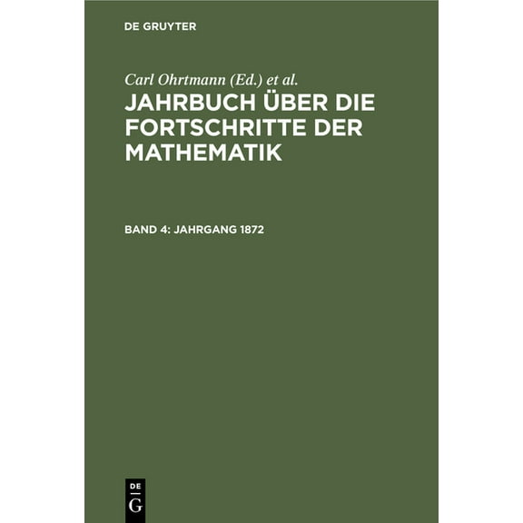 Jahrgang 1872, (Hardcover)