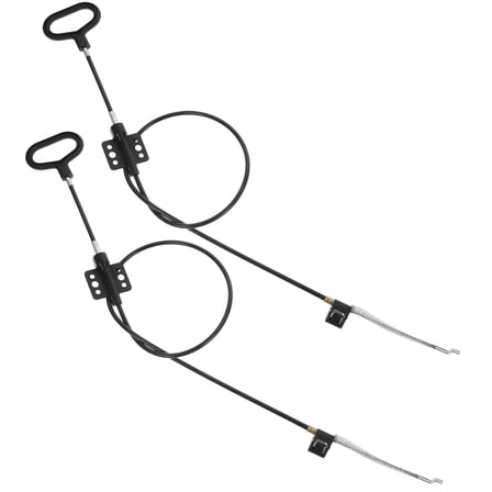 SEWCHICS Recliner Handle for Home Furniture Use Black 2Pcs 38.6x2.6x0.4In