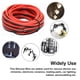 thumbnail image 4 of Alambre eléctrico de silicona de 14 AWG de 30 pies [15 pies negro y 15 pies rojo] 2 cables paralelos de conductor suave y flexible, alambre trenzado aislado, 4 of 16