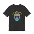 thumbnail image 3 of Cuarenta Spanish 40th Birthday Fiesta cool sugar skeleton Unisex T-shirt, 3 of 8