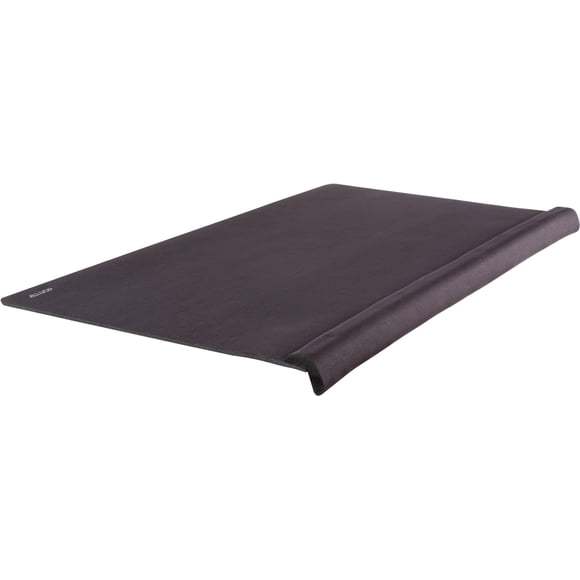 Allsop Ergoedge Tapis de Bureau avec Grand Repose-Poignet et Surface de Souris en Mousse, Grand, Noir