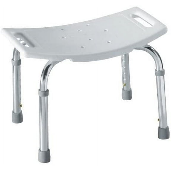 Moen Home Care Adjustable Tub And Shower Seat DN7025 - Freestanding, White, Bathroom
