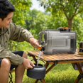 thumbnail image 1 of Quzzie Contenant d'Eau de Camping Seau de Camping avec Robinet Robuste avec Poignée Réservoir d'Eau Portable pour Randonnée Véhicule d'Urgence Jardin 18 L, 1 of 8