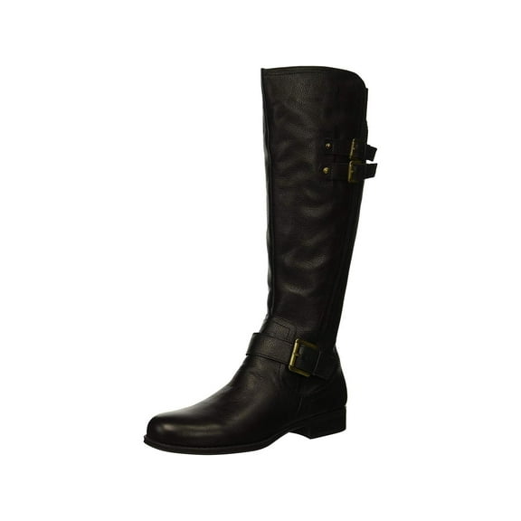 Naturalizer Womens Jessie Leather Round Toe Knee High Fashion Boots