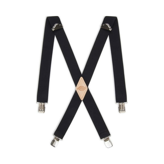 Dickies Men's 1-1/2 Solid Straight Clip Suspender