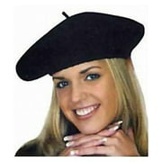Jacobson Hat Company Women's Wool Beret, Black, Adult