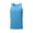 Blue, variant on ZZwxWA Muscle Shirts for Men Cool Your Life Fashion Shirt Printed Oversize Plus Size Round Neck Tank Tops Summer Male Clothing Loose Fit Holiday Beach Tops Casual Quick-Dry Sleeveless Blouse