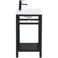 thumbnail image 5 of 30 inch Single Bathroom Metal Vanity in Black, 5 of 14