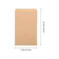 thumbnail image 4 of YOSADIER 100 Pcs Sachets en Papier pour Économies d'Argent Pochette de Rangement en Papier Kraft Kaki, 4 of 5