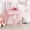 Pink, variant on Pirecart Kids Vanity Table and Chair Set, Kids Wood Makeup Dressing Table with 7 Lights, Mirror, 2 Drawers, Princess Makeup Dress-Up Toy for Toddlers 3+, Pink