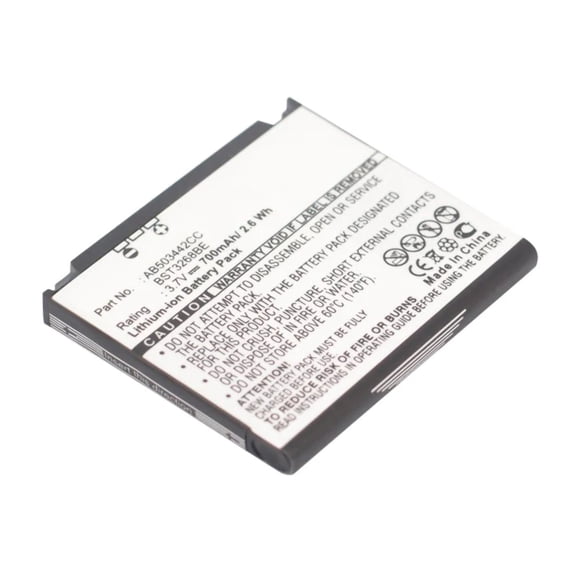 Batteries N Accessories BNA-WB-L3597 Cell Phone Battery - Li-Ion, 3.7V, 700 mAh, Ultra High Capacity Battery - Replacement for Samsung AB503442AE Battery