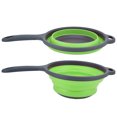 thumbnail image 3 of Folding Strainer with Handle, Collapsible Colander for Pasta Vegetables Fruits, Ergonomic Design, Hanging Hole, Easy to Store, Food Grade Plastic Material, Time Saving and, 3 of 7