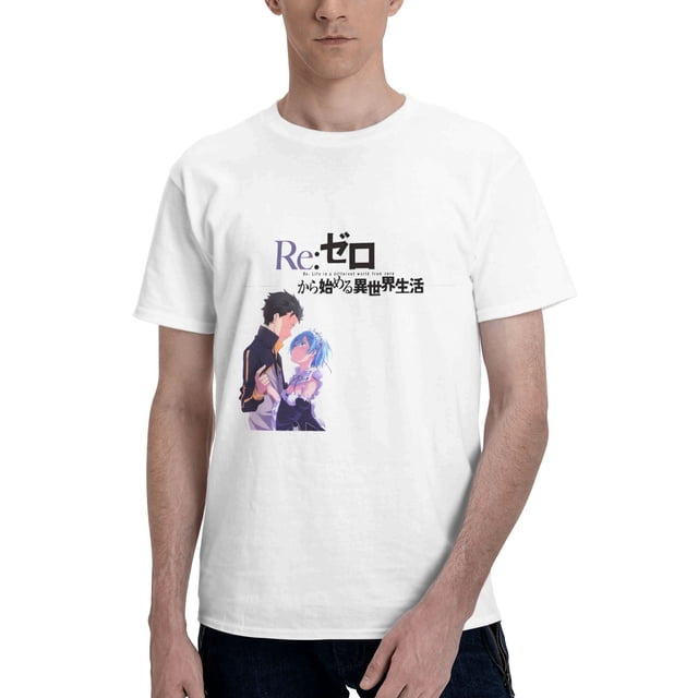 Camiseta de Manga Corta para Hombres Re:Zero