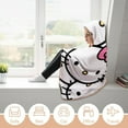 thumbnail image 6 of Hello Kitty Blanket Hoodie, Wearable Blanket, Cloak Hooded Throw Blanket, Soft Warm Fluffy Blankets for Bed Couch Sofa, 6 of 8