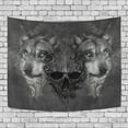 thumbnail image 2 of MYPOP Skull Wolf Tapestry Wall Decor Living Room Dorm Tapestries DIY 60 x 40 inches, 2 of 4