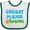 White and Green, variant on Inktastic Cricket Player in Training Boys or Girls Baby Bib
